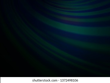 Dark BLUE vector blurred and colored template. Colorful abstract illustration with gradient. A completely new template for your design.