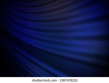 Dark BLUE vector blurred and colored background. A completely new color illustration in a bokeh style. Brand new style for your business design.