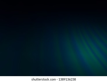Dark BLUE vector blurred and colored background. Creative illustration in halftone style with gradient. A completely new design for your business.