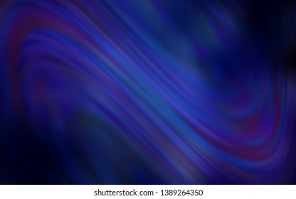 Dark BLUE vector blurred and colored pattern. New colored illustration in blur style with gradient. Background for a cell phone.