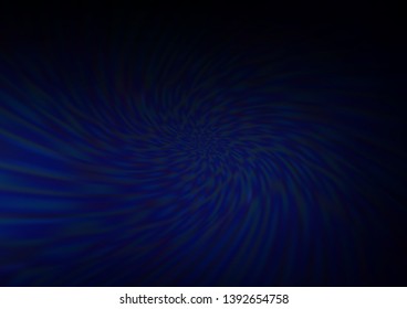 Dark BLUE vector blurred and colored background. Glitter abstract illustration with an elegant design. The template can be used for your brand book.
