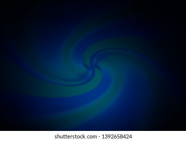 Dark BLUE vector blurred and colored background. A vague abstract illustration with gradient. The elegant pattern for brand book.