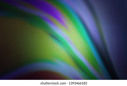 Dark BLUE vector blurred and colored pattern. Creative illustration in halftone style with gradient. The best blurred design for your business.
