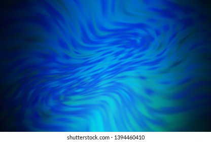 Dark BLUE vector blurred and colored pattern. An elegant bright illustration with gradient. The best blurred design for your business.