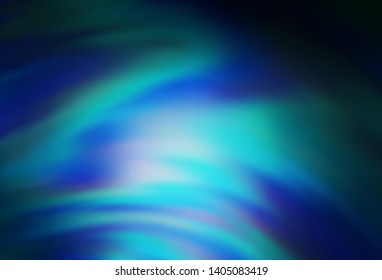 Dark BLUE vector blurred and colored pattern. Shining colored illustration in smart style. Elegant background for a brand book.