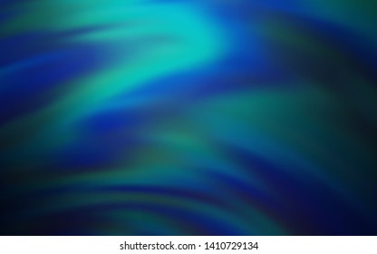 Dark BLUE vector blurred and colored pattern. Modern abstract illustration with gradient. Background for designs.