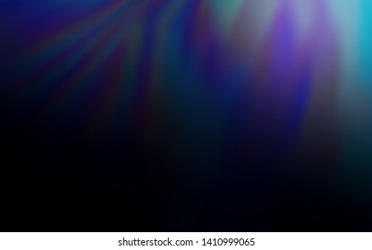 Dark BLUE vector blurred and colored pattern. A completely new colored illustration in blur style. New design for your business.