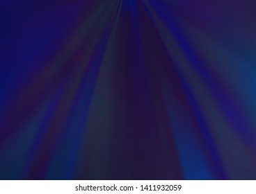 Dark BLUE vector blurred and colored background. An elegant bright illustration with gradient. The best blurred design for your business.