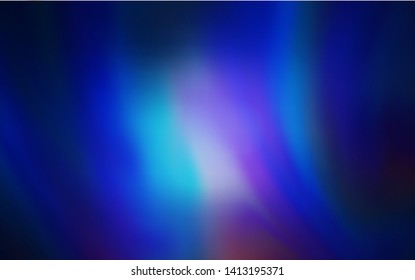 Dark BLUE vector blurred and colored pattern. Abstract colorful illustration with gradient. Blurred design for your web site.