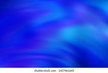 Dark BLUE vector blurred and colored pattern. Shining colored illustration in smart style. Background for designs.