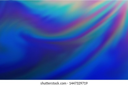 Dark BLUE vector blurred and colored pattern. Creative illustration in halftone style with gradient. New way of your design.