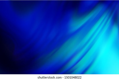 Dark BLUE vector blurred and colored pattern. Creative illustration in halftone style with gradient. New style design for your brand book.