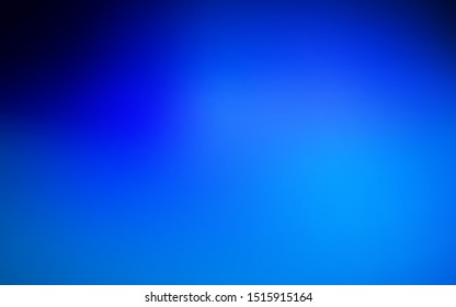 Dark BLUE vector blurred and colored pattern. Creative illustration in halftone style with gradient. Blurred design for your web site.