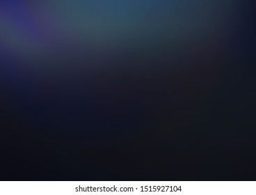 Dark BLUE vector blurred and colored background. Colorful illustration in blurry style with gradient. A completely new template for your design.