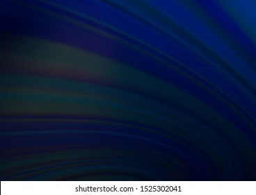 Dark BLUE vector blurred and colored background. A completely new color illustration in a bokeh style. The background for your creative designs.