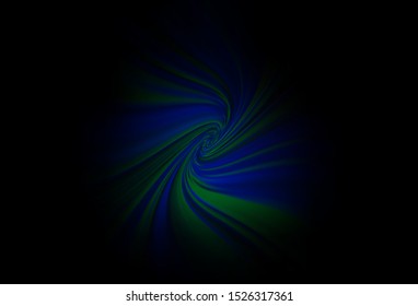 Dark BLUE vector blurred and colored pattern. Colorful illustration in abstract style with gradient. Smart design for your work.