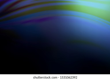 Dark BLUE vector blurred and colored pattern. Modern abstract illustration with gradient. New style design for your brand book.