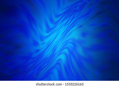 Dark BLUE vector blurred and colored pattern. New colored illustration in blur style with gradient. New design for your business.