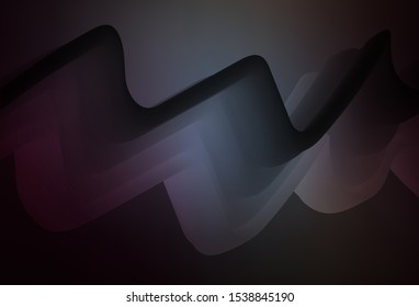 Dark BLUE vector blurred and colored pattern. Colorful abstract illustration with gradient. Completely new design for your business.