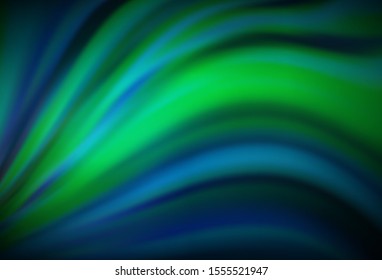 Dark BLUE vector blurred and colored pattern. Creative illustration in halftone style with gradient. Elegant background for a brand book.