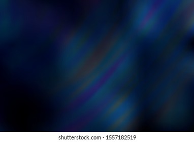 Dark BLUE vector blurred and colored pattern. Abstract colorful illustration with gradient. Background for designs.