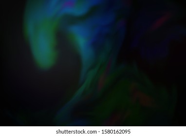 Dark BLUE vector blurred and colored pattern. New colored illustration in blur style with gradient. Background for designs.
