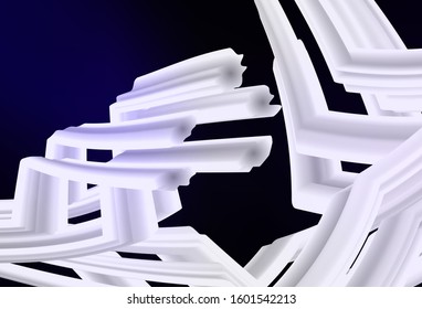 Dark BLUE vector blurred and colored pattern. A completely new colored illustration in blur style. Background for a cell phone.