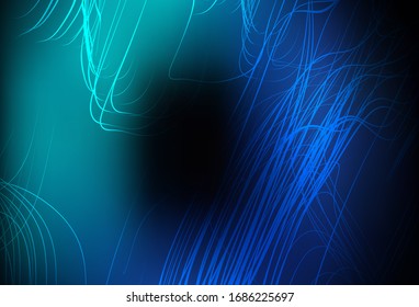 Dark BLUE vector blurred and colored pattern. Colorful illustration in abstract style with gradient. The best blurred design for your business.