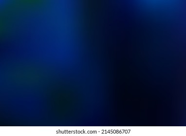 Dark BLUE vector blurred and colored background. Colorful abstract illustration with gradient. Brand new template for your design.