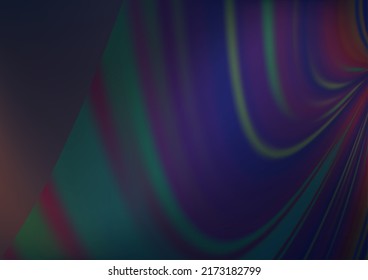 Dark BLUE vector blurred and colored background. Colorful illustration in blurry style with gradient. A new texture for your design.