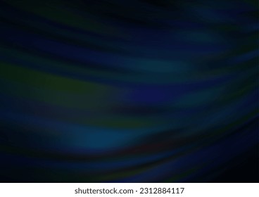 Dark BLUE vector blurred and colored template. Colorful illustration in abstract style with gradient. The template for backgrounds of cell phones.