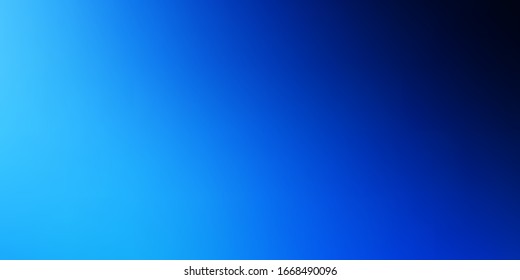 Dark BLUE vector blurred colorful template. Colorful abstract illustration with gradient. Sample for your web designers.