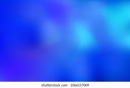 Dark BLUE vector blurred pattern. Glitter abstract illustration with an elegant design. A new texture for your design.