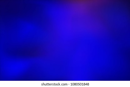 Dark BLUE vector blurred pattern. Creative illustration in halftone style with gradient. The best blurred design for your business.