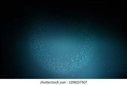 Dark BLUE vector blurred pattern. A completely new colored illustration in blur style. New style for your business design.