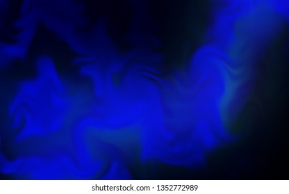 Dark BLUE vector blurred pattern. New colored illustration in blur style with gradient. Background for a cell phone.