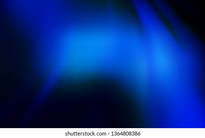 Dark BLUE vector blurred pattern. An elegant bright illustration with gradient. Background for a cell phone.