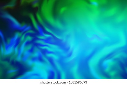 Dark BLUE vector blurred pattern. Abstract colorful illustration with gradient. The best blurred design for your business.