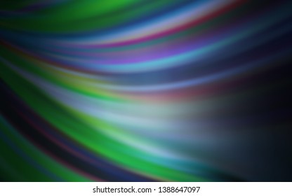 Dark BLUE vector blurred pattern. Abstract colorful illustration with gradient. Blurred design for your web site.