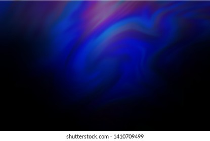 Dark BLUE vector blurred pattern. A completely new colored illustration in blur style. Elegant background for a brand book.