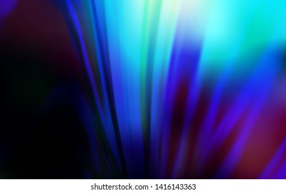 Dark BLUE vector blurred pattern. New colored illustration in blur style with gradient. Background for designs.