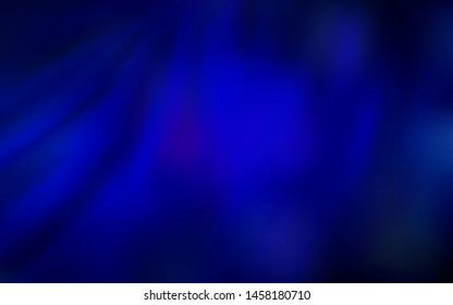 Dark BLUE vector blurred pattern. Abstract colorful illustration with gradient. Background for designs.