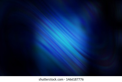 Dark BLUE vector blurred pattern. Colorful abstract illustration with gradient. New way of your design.