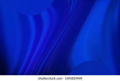 Dark BLUE vector blurred pattern. Abstract colorful illustration with gradient. New style design for your brand book.