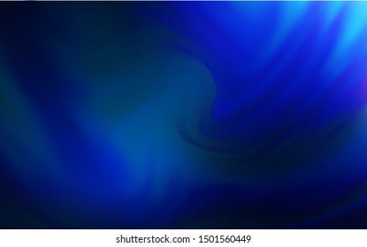 Dark BLUE vector blurred pattern. A completely new colored illustration in blur style. New style design for your brand book.