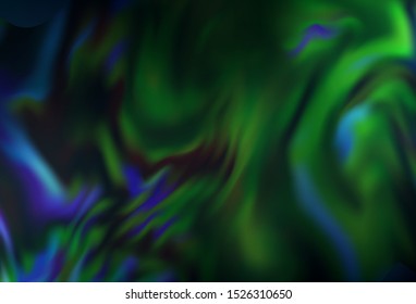 Dark BLUE vector blurred pattern. New colored illustration in blur style with gradient. Smart design for your work.