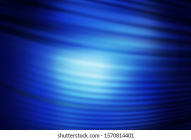 Dark BLUE vector blurred pattern. Creative illustration in halftone style with gradient. Smart design for your work.