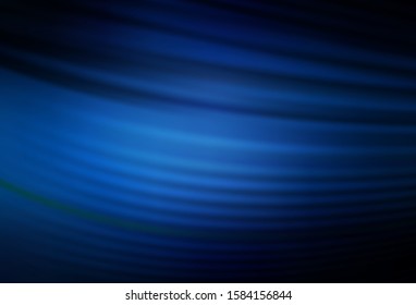 Dark BLUE vector blurred pattern. Colorful abstract illustration with gradient. Background for a cell phone.