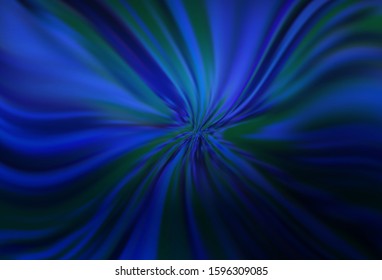 Dark BLUE vector blurred pattern. A completely new colored illustration in blur style. Elegant background for a brand book.
