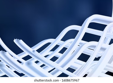 Dark BLUE vector blurred pattern. Colorful illustration in abstract style with gradient. New style design for your brand book.